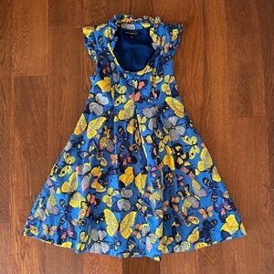 Vintage Betsey Johnson Butterfly Print Mini Dress made in USA size 0